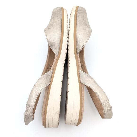 Soul Naturalizer Idea-Dorsay Slingback Flats Women's Light Gold Size US10M EU41 - Picture 8 of 11